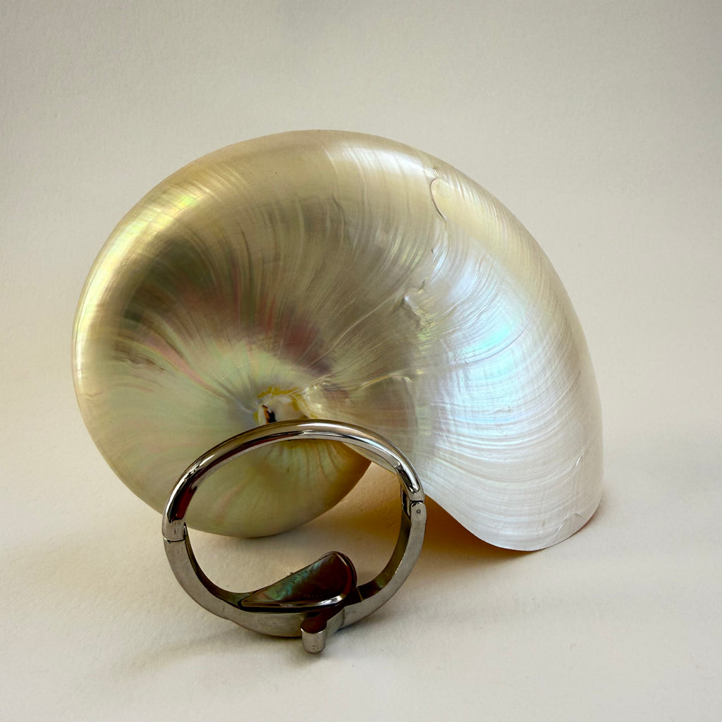 SILVER ANGULAR WRIST WATCH