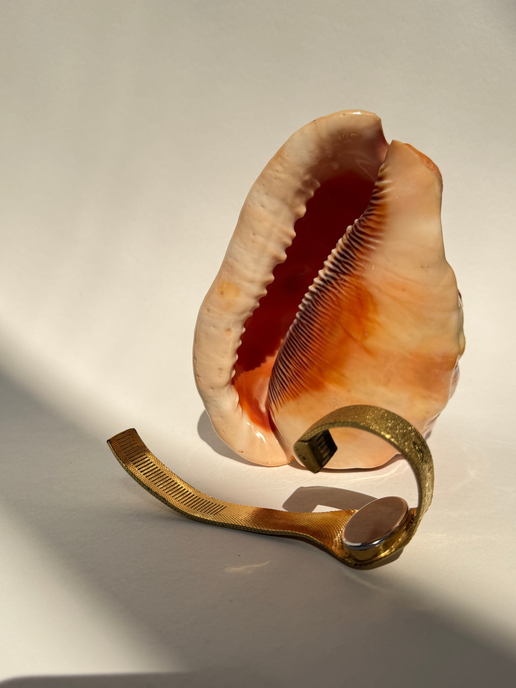 GOLDEN NUGGET HORIZONTAL OVAL WRIST WATCH