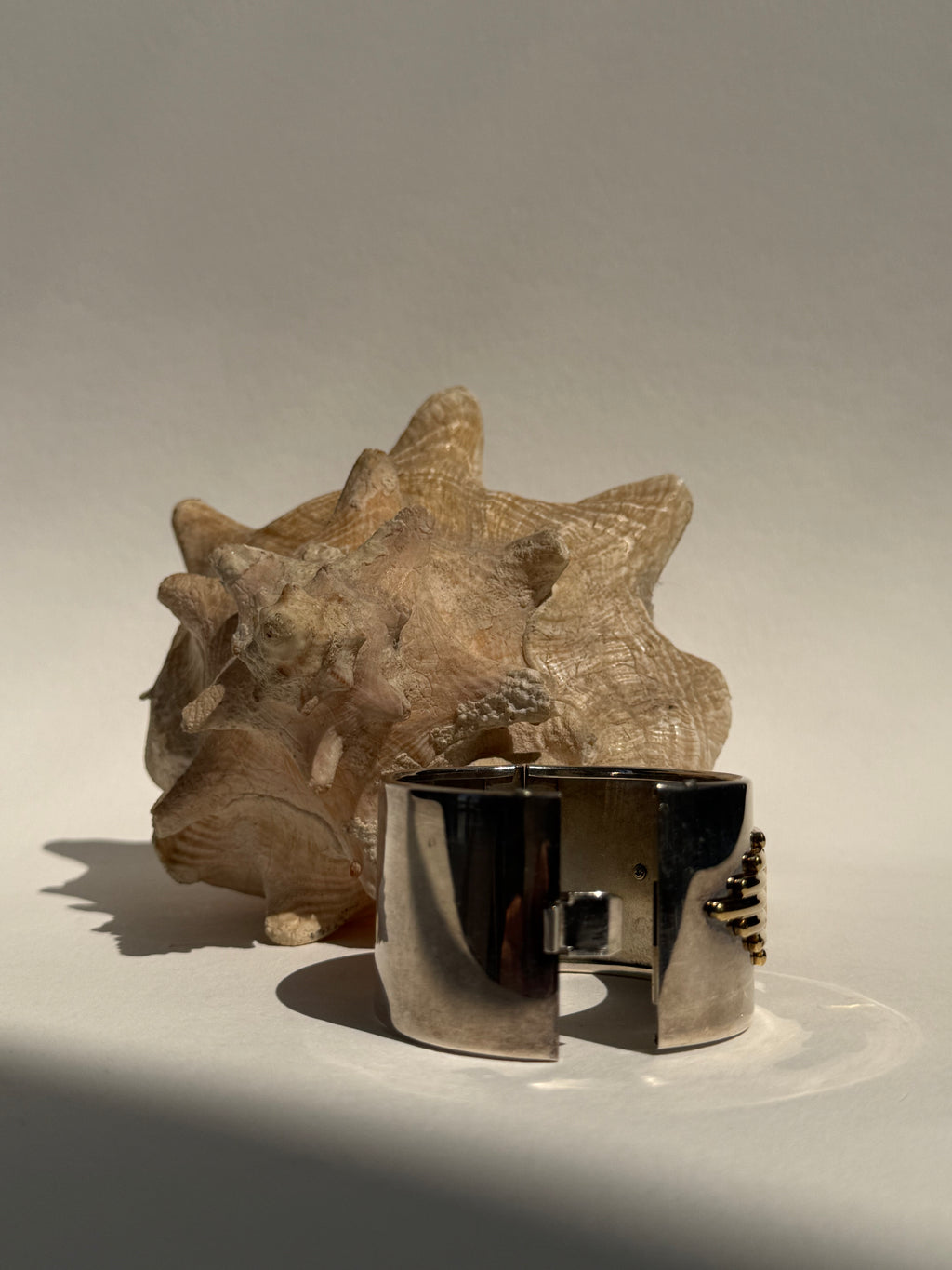 SILVER ART DECO CUFF WATCH - MEDIUM