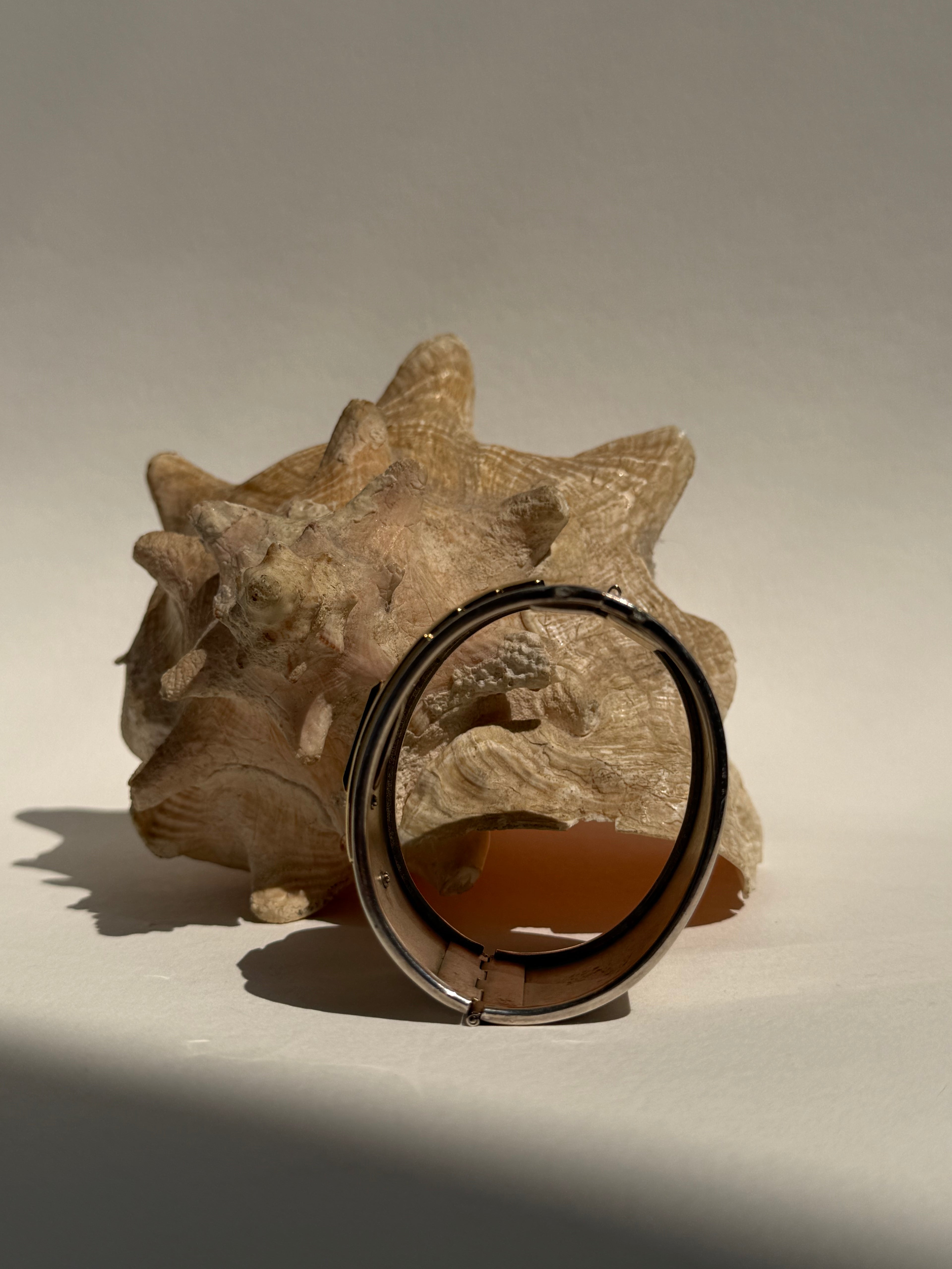 SILVER ART DECO CUFF WATCH - MEDIUM