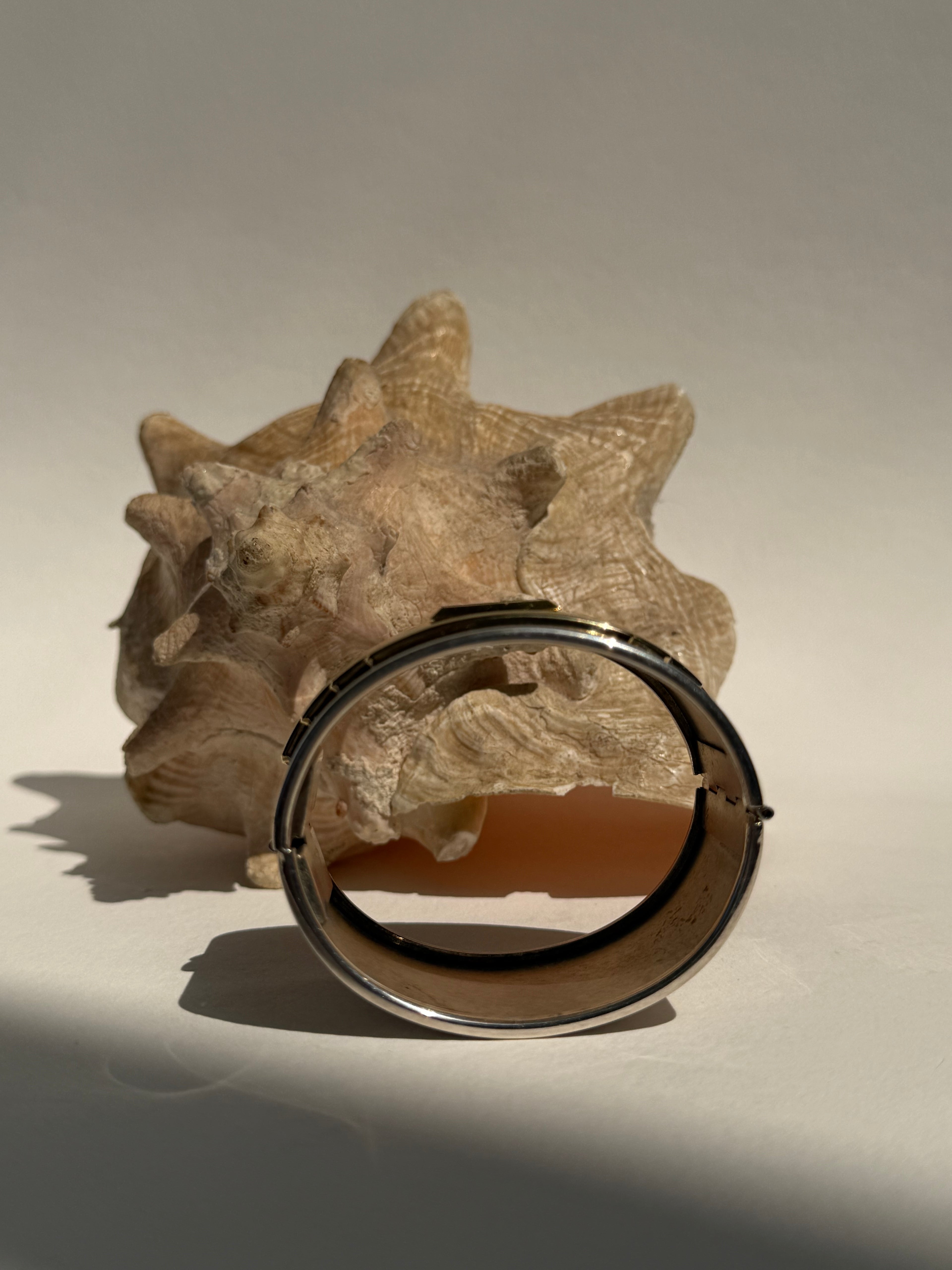 SILVER ART DECO CUFF WATCH - MEDIUM