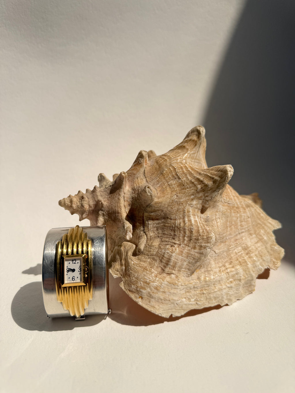 SILVER ART DECO CUFF WATCH - EXTRA SMALL