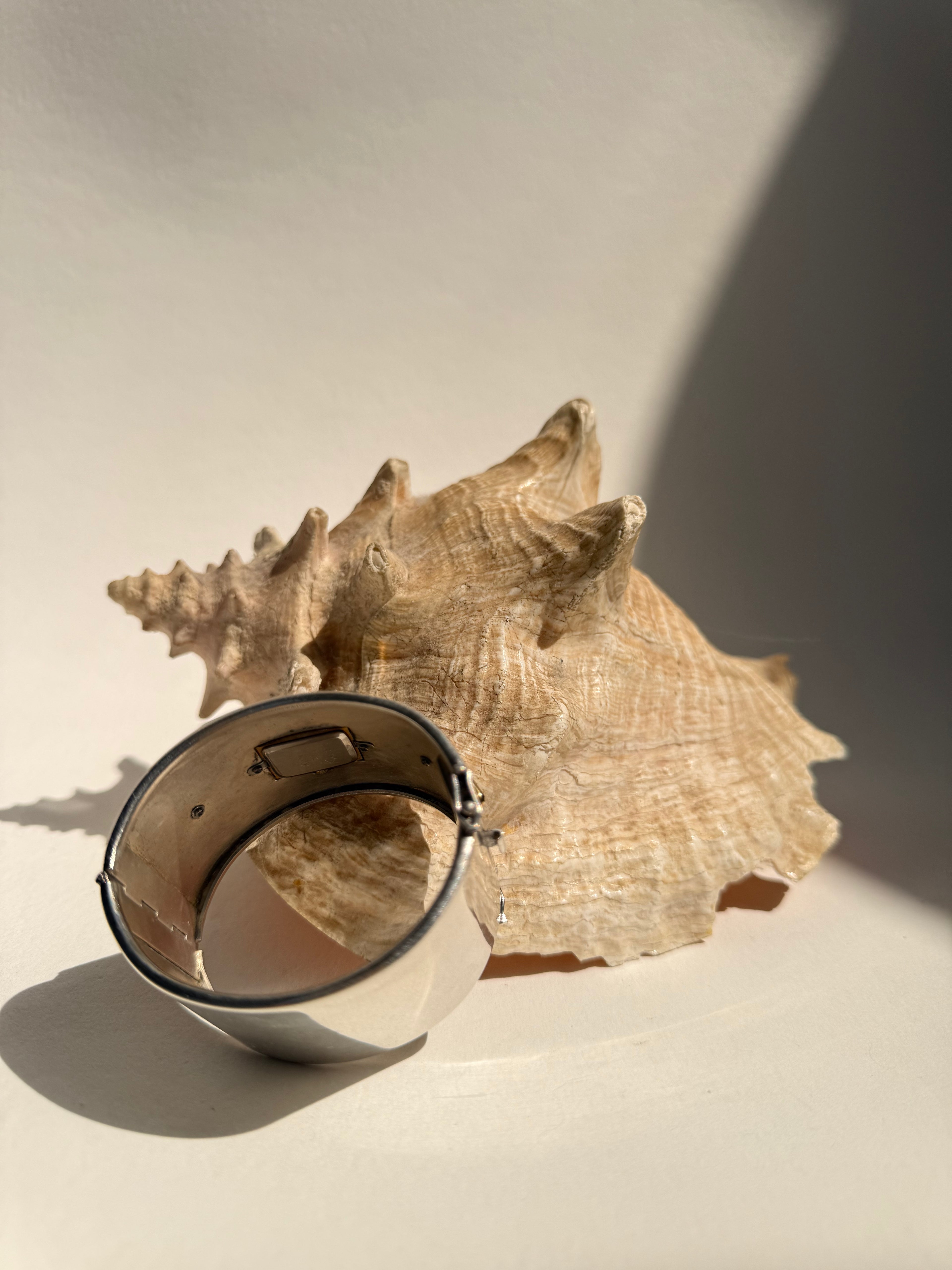 SILVER ART DECO CUFF WATCH - EXTRA SMALL