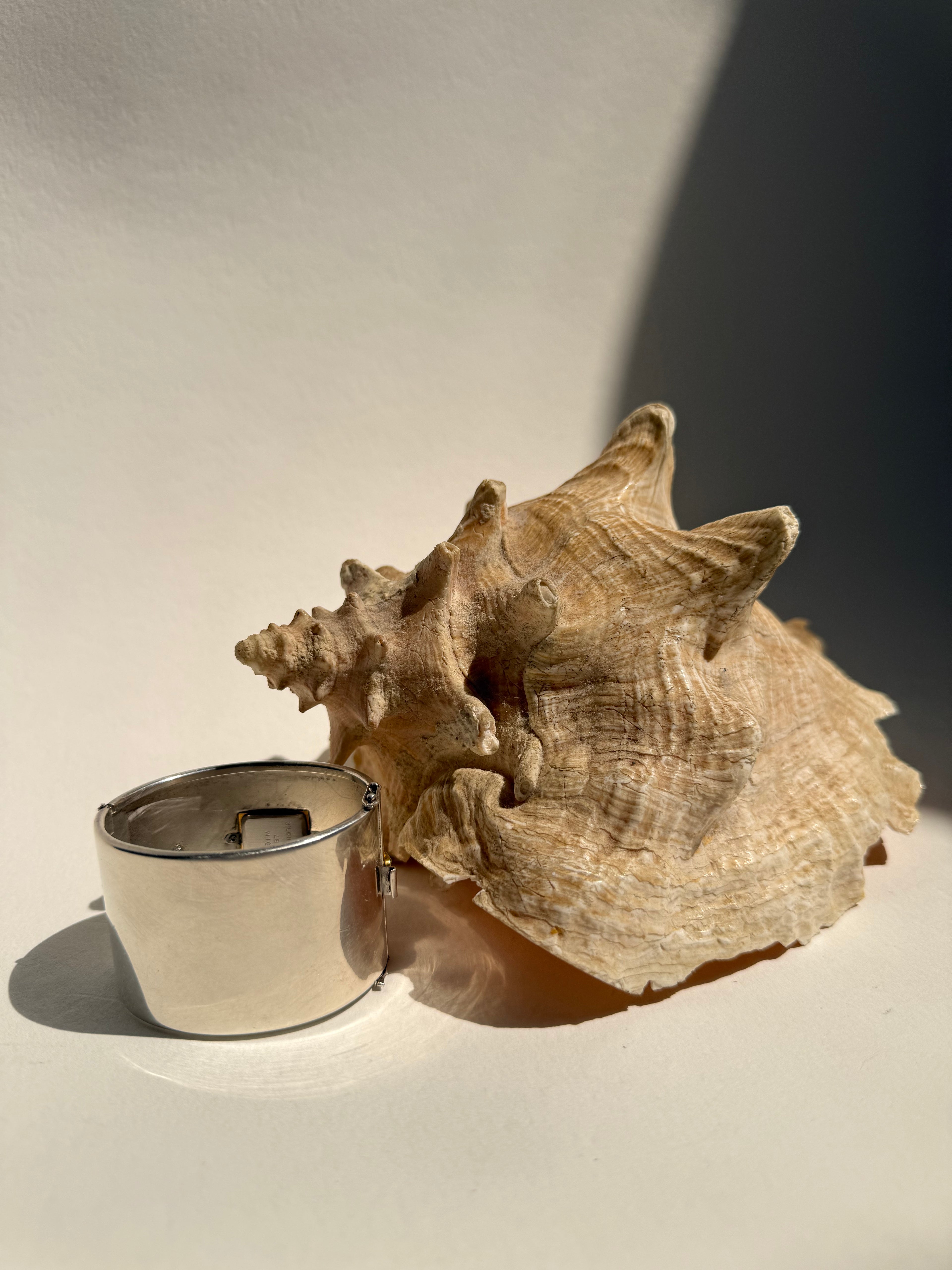 SILVER ART DECO CUFF WATCH - EXTRA SMALL